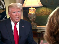 Дональд Трамп во время интервью с Шэрил Атткиссон Дональд Трамп во время интервью с Шэрил Атткиссон