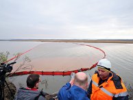 Разлив дизтоплива на ТЭЦ в Норильске Разлив дизтоплива на ТЭЦ в Норильске