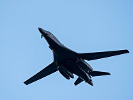 Американский сверхзвуковой стратегический бомбардировщик Rockwell B-1 Lancer Американский сверхзвуковой стратегический бомбардировщик Rockwell B-1 Lancer