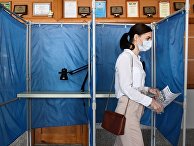 Участок для голосования по поправкам в Конституцию в Новосибирске Участок для голосования по поправкам в Конституцию в Новосибирске