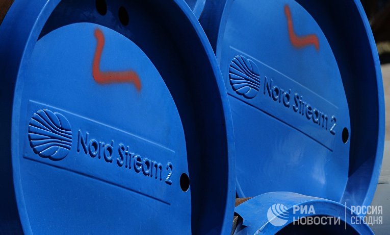 Строительство газопровода "Северный поток-2" в Германии