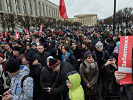 Несанкционированная акция в Санкт-Петербурге в рамках "Забастовки избирателей" Несанкционированная акция в Санкт-Петербурге в рамках "Забастовки избирателей"