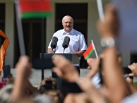 Митинг в поддержку действующего президента Белоруссии А. Лукашенко в Минске Митинг в поддержку действующего президента Белоруссии А. Лукашенко в Минске