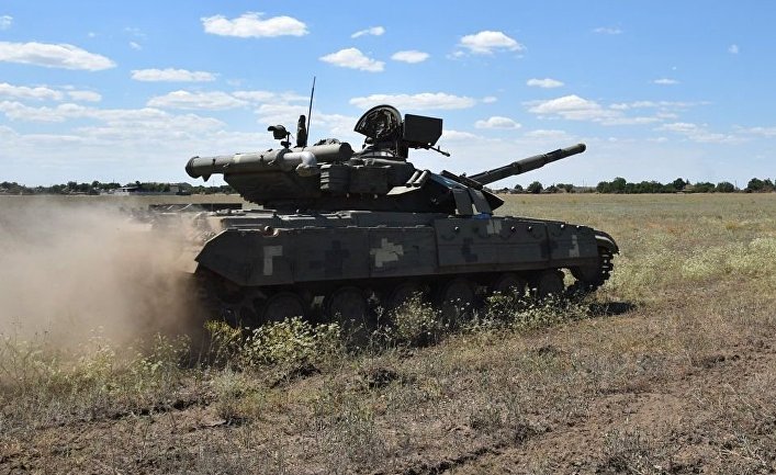 Танковые учения ВСУ на юге Украины