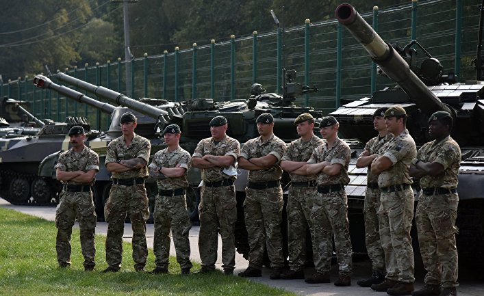 Открытие военных учений Rapid Trident-2020 на Украине Открытие военных учений Rapid Trident-2020 на Украине