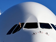 Самолет Airbus A380 авиакомпании Emirates Airlines Самолет Airbus A380 авиакомпании Emirates Airlines