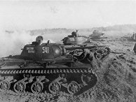 Колонна танков КВ-1 Колонна танков КВ-1