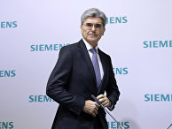 Шеф Siemens Джо Кэзер на пресс-конференции компании в Мюнхене, Германия Шеф Siemens Джо Кэзер на пресс-конференции компании в Мюнхене, Германия