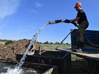 Работы по бурению новых скважин для водообеспечения Крыма Работы по бурению новых скважин для водообеспечения Крыма