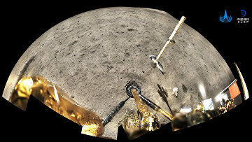 Китайский зонд «Чанъэ-5» на Луне