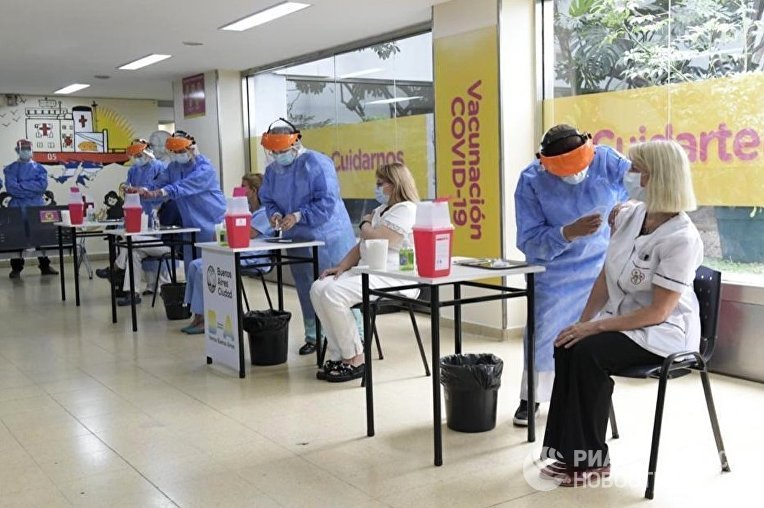 Вакцинация российской вакциной от коронавируса в Аргентине Вакцинация российской вакциной от коронавируса в Аргентине