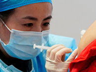 Вакцинация от коронавируса в Шанхае, Китай Вакцинация от коронавируса в Шанхае, Китай