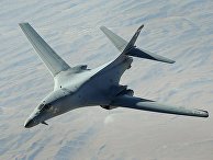 Американский сверхзвуковой стратегический бомбардировщик Rockwell B-1 Lancer Американский сверхзвуковой стратегический бомбардировщик Rockwell B-1 Lancer