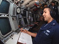 Пост гидроакустика на подводной лодке ВМС США USS Florida Пост гидроакустика на подводной лодке ВМС США USS Florida