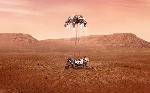 Посадка марсохода NASA на Марс. Прямая трансляция Посадка марсохода NASA на Марс. Прямая трансляция