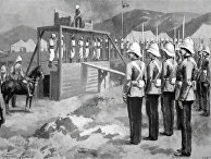 Казнь турецких солдат британскими военными в Ираклионе, Крит Казнь турецких солдат британскими военными в Ираклионе, Крит