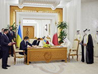 Официальный визит президента Украины Владимира Зеленского в Катар Официальный визит президента Украины Владимира Зеленского в Катар