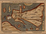 Карта мира Генриха Бантинга, 1581 год Карта мира Генриха Бантинга, 1581 год