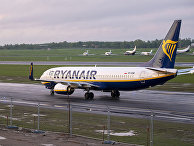 Самолет Ryanair на борту которого находился оппозиционер Роман Пратасевич Самолет Ryanair на борту которого находился оппозиционер Роман Пратасевич