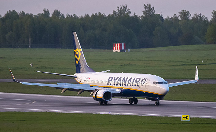 Самолет Ryanair на борту которого находился оппозиционер Роман Пратасевич