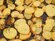 Жареный картофель Жареный картофель