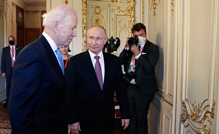Встреча президентов России и США В. Путина и Дж. Байдена в Женеве