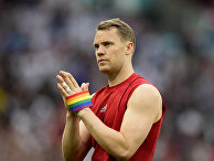 Капитан сборной Германии Мануэль Нойер (Manuel Neuer) на матче Евро-2020 Капитан сборной Германии Мануэль Нойер (Manuel Neuer) на матче Евро-2020