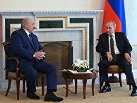 Рабочая встреча президента РФ В. Путина с президентом Белоруссии А. Лукашенко Рабочая встреча президента РФ В. Путина с президентом Белоруссии А. Лукашенко