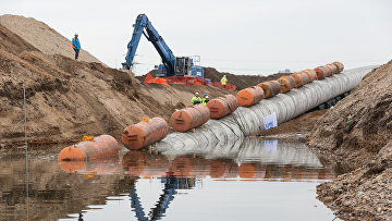 Строительство газопровода «Северный поток — 2» в Германии