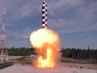 Испытание новой баллистической ракеты «Сармат» Испытание новой баллистической ракеты «Сармат»