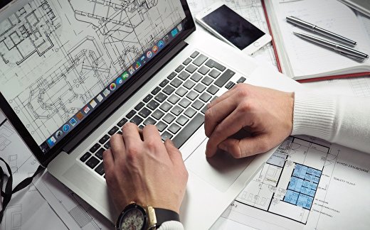 Работа за ноутбуком Работа за ноутбуком
