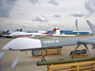 Российский беспилотный летательный аппарат (БПЛА) "Орион" Российский беспилотный летательный аппарат (БПЛА) "Орион"
