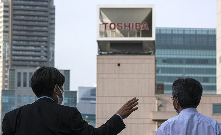 Штаб-квартира компании Toshiba в Токио